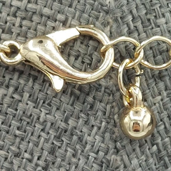 New Jewelry Box Necklace Bib Collar Beaded Orange Pink Metal Fringe Coin Charm - Picture 7 of 9